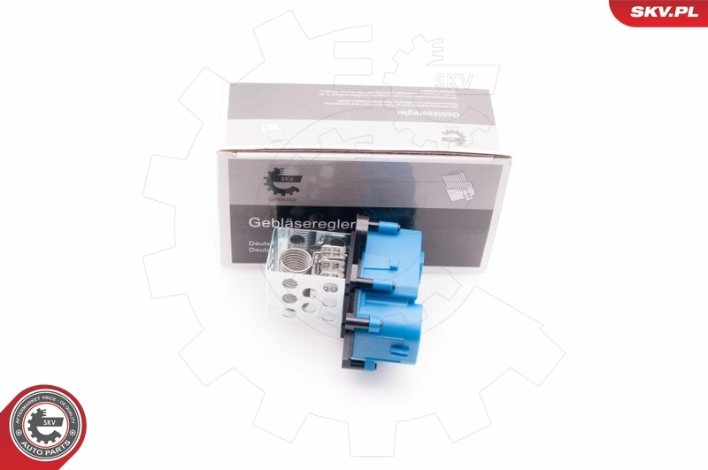 Resistor, interior blower